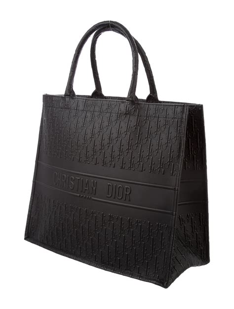 dior leather tote|christian dior large book tote.